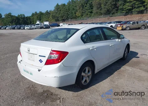 2012 Honda Civic Natural Gas из США, поврежденный, VIN 19XFB5F55CE000222